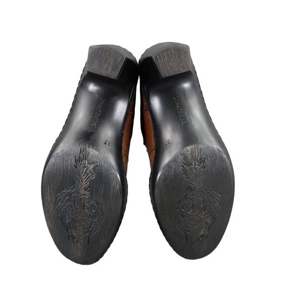 Josef Seibel Shoes Womens 37 Booties Fashion Classic Calla Leather Strap Slouchy - Picture 11 of 16